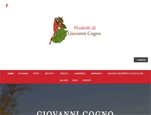 Tablet Screenshot of giovannicogno.it